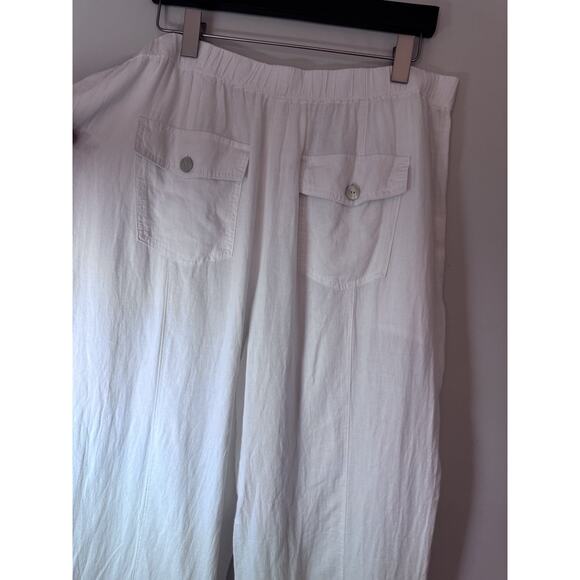 NIC+ZOE Paper White Rumba Park Wide-Leg Ankle Pant Size 18 NWT - Picture 8 of 16